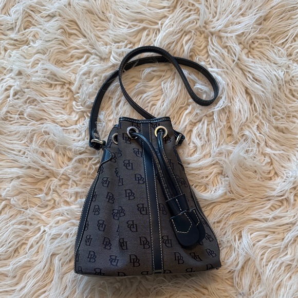 Dooney & Bourke Blue Monogram Shoulder Bag - Picture 1 of 11